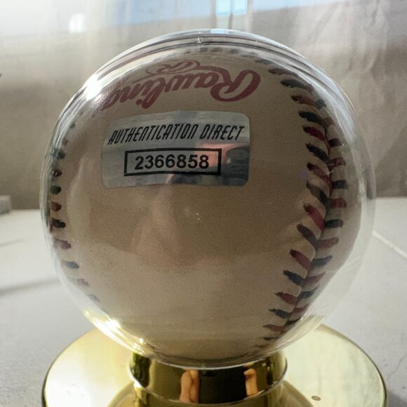 DEREK JETER SIGNED NEW YORK YANKEES BASEBALL AUTOGRAPHED W/COA 2000 ALL STAR 700 - Picture 4 of 7